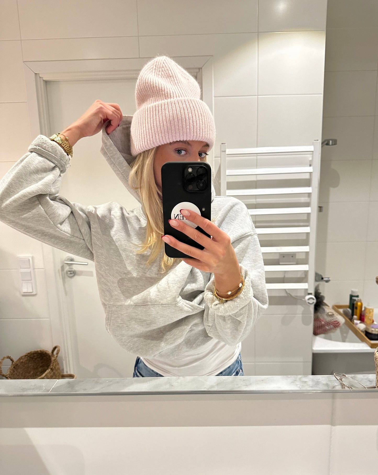 Signature Beanie 01. LIGHT PINK